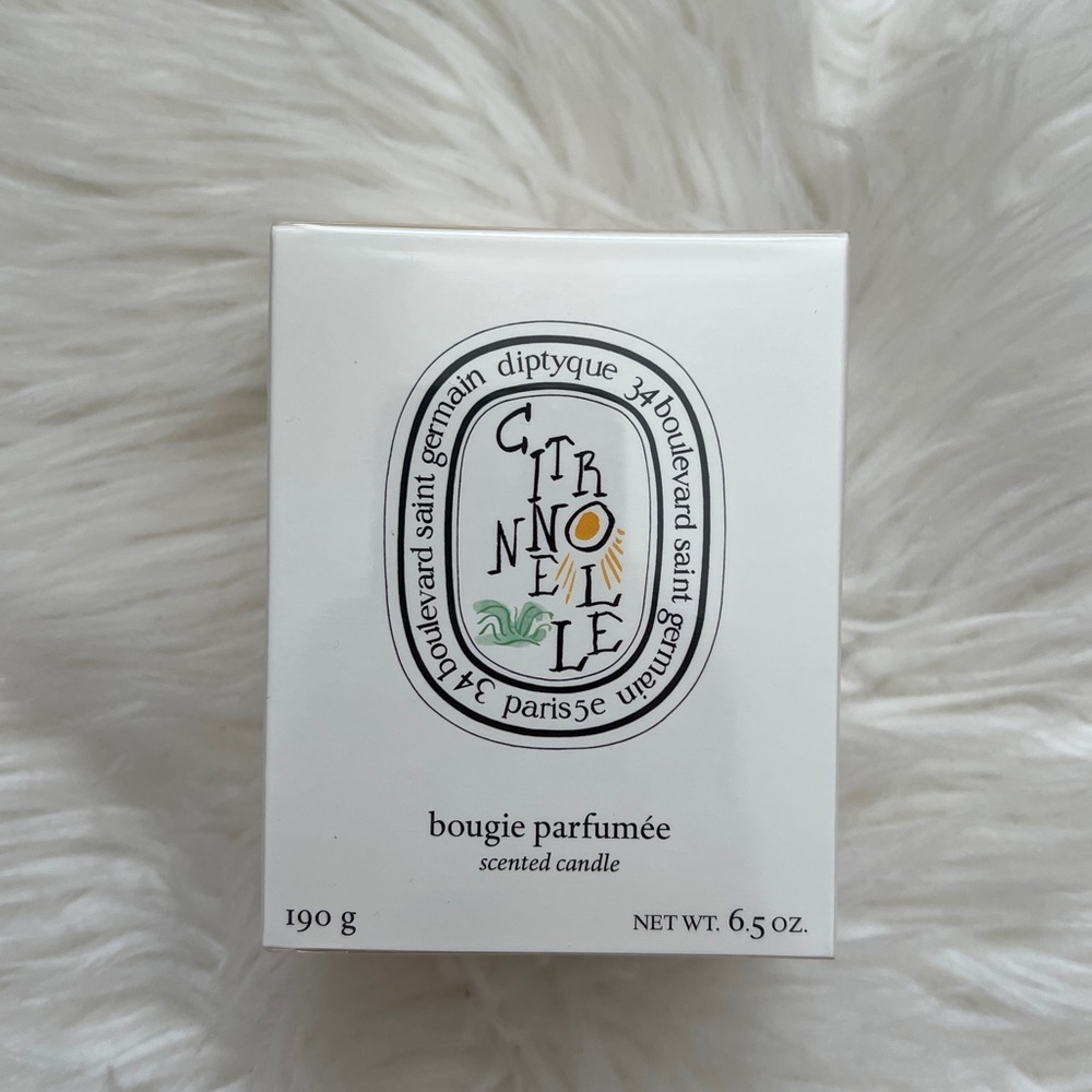 BNIB Diptyque Citronelle Candle 190g 6.5oz